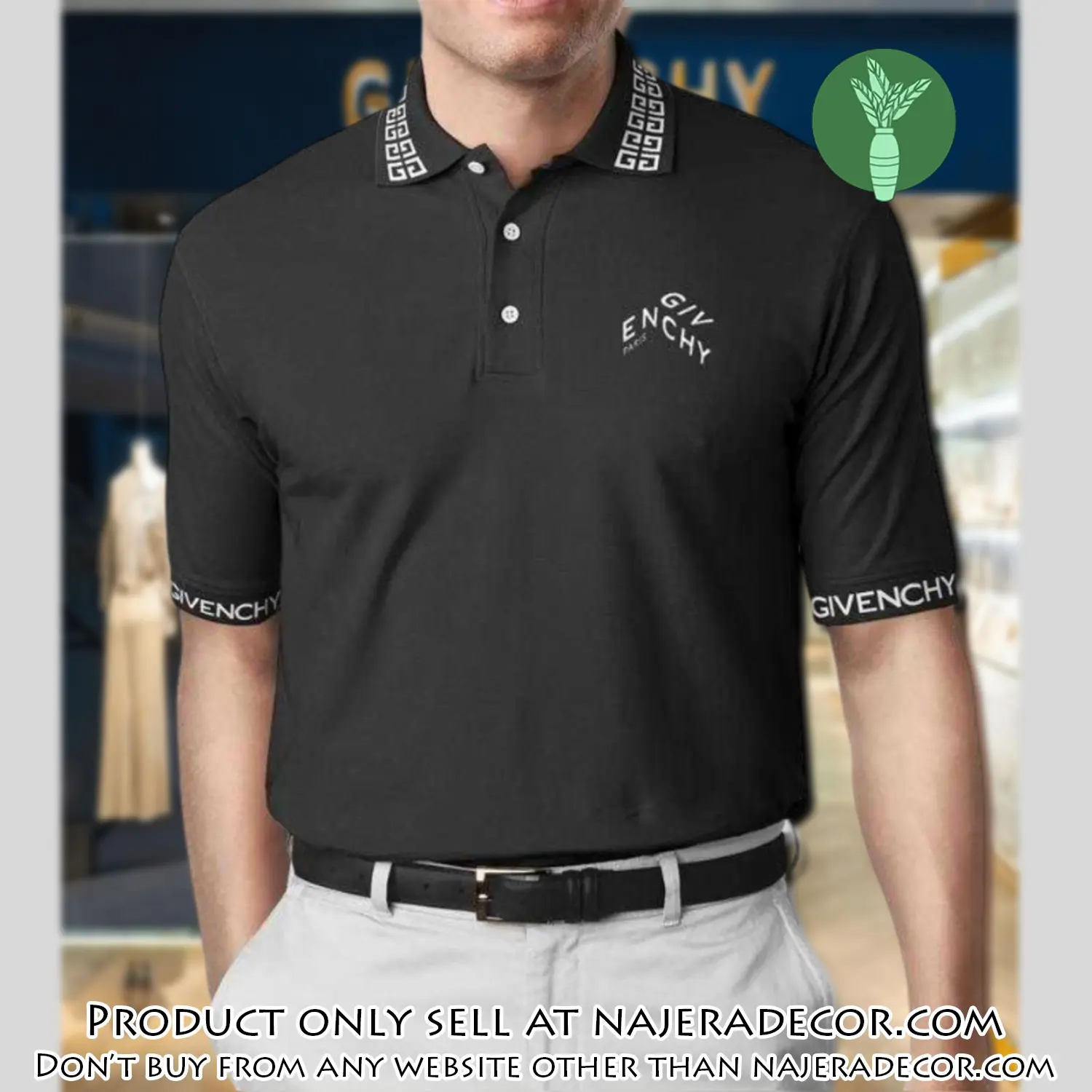 Givenchy premium polo shirt  luxury polo shirt for men pls518 njr3318536